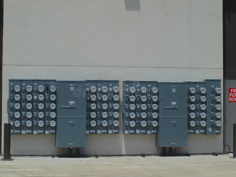 Apartment meter bank replacement
